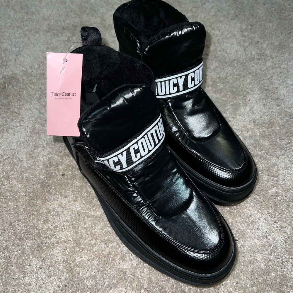 COPY - JUICY COUTURE VERONICA BLACK WINTER BOOTS PLATFORM SZ 10(M)